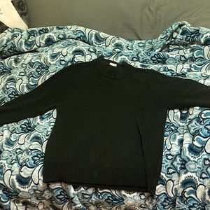 Womens Black Longsleeved Turtleneck